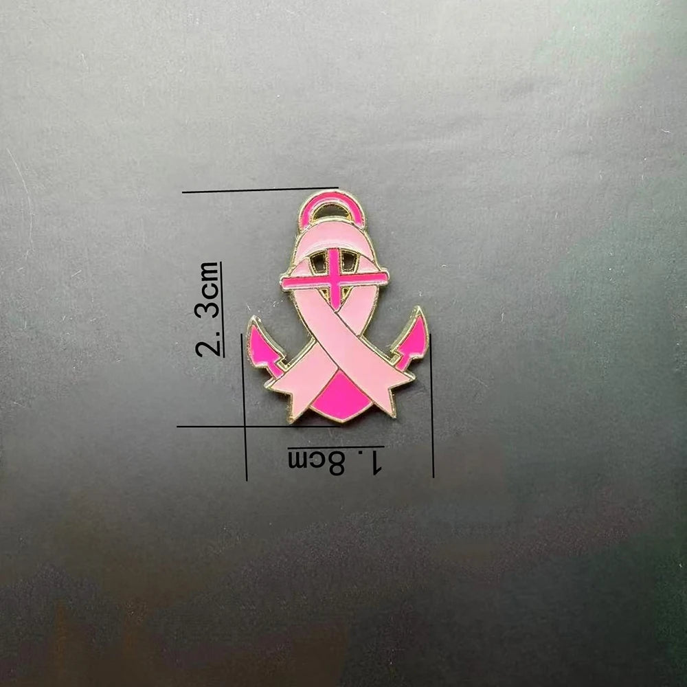 Breast Cancer Ribbon Brooch Breast Cancer Pin Breast Cancer Awareness Pin Pink Ribbon Badge For Support Fashion Accessories