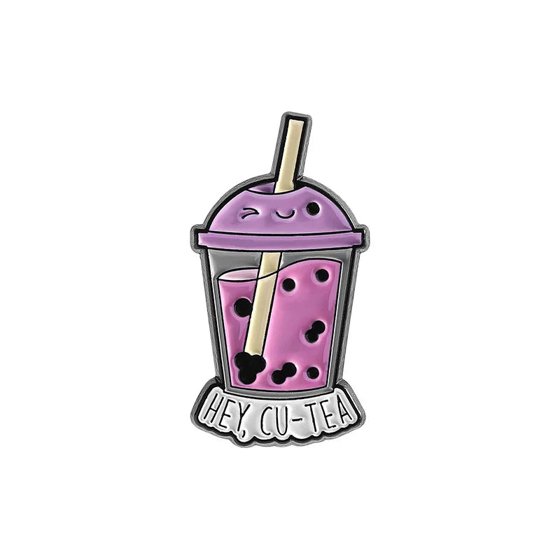 the PINK LADY - Cartoon Pink Cat Enamel Pins Custom Certified GYM Cat, Big Booty Club Brooch Cute Spray Rainbow Doughnut Lapel Badges Jewelry