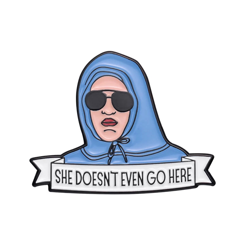 the MEAN GIRLS - Enamel Pins Custom Brooches Lapel Badges Cartoon Campus Youth Movie Jewelry Gift for Friends