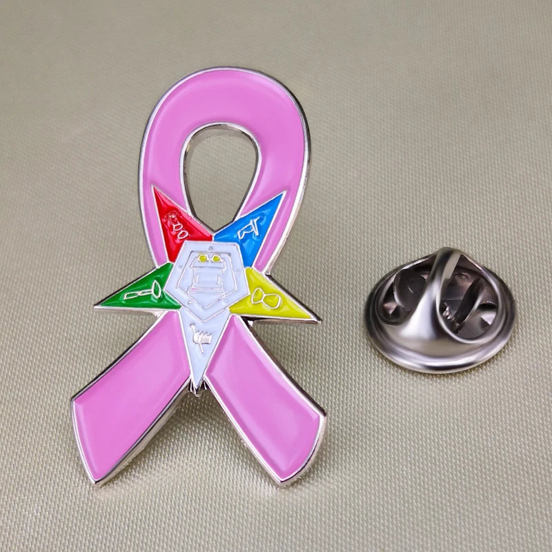 Bekky Ribbon the BREAST CANCER AWARENESS - Pink Ribbon Lapel Pins/Brooches – Becky's ...