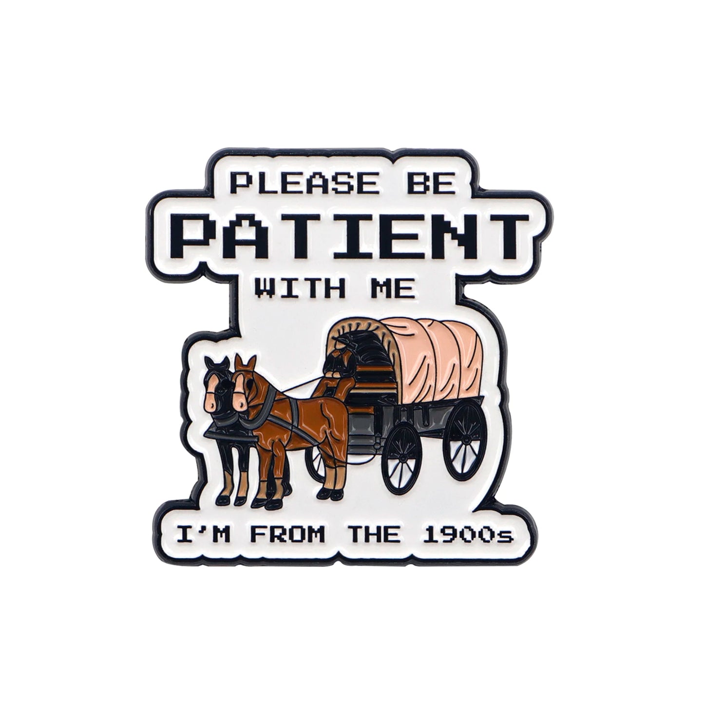 the FUNNY ONES - Cartoon Quotation Accessories Cute & Funny Lapel Pins