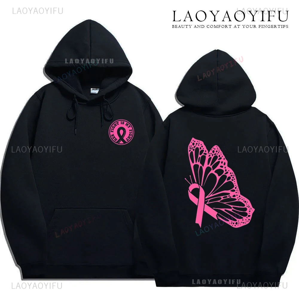 WE DON T KNOWHCW STRONGWE AREUNTIL BEINGSTRONGISONLYCHOICEIWE HAVE Breast Cancer Awareness Fight Print Hoodies October  Women