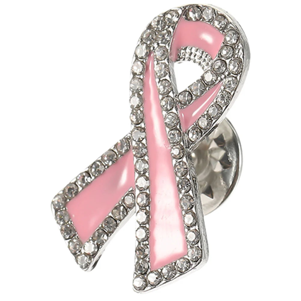 the PINK RIBBON - Breast Cancer Awareness Lapel Pin/Brooch