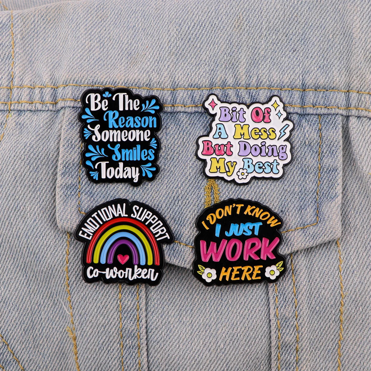 the SILLY GIRL - Funny Quotes Enamel Pin, Brooches for Women Lapel Pins Badges Clothing Accessories Fashion Jewelry