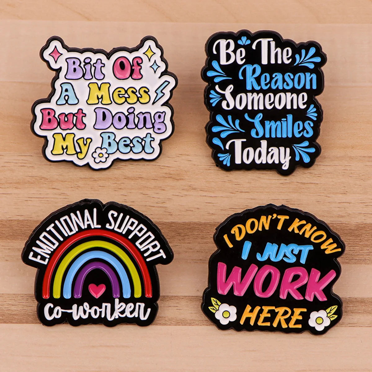 the SILLY GIRL - Funny Quotes Enamel Pin, Brooches for Women Lapel Pins Badges Clothing Accessories Fashion Jewelry