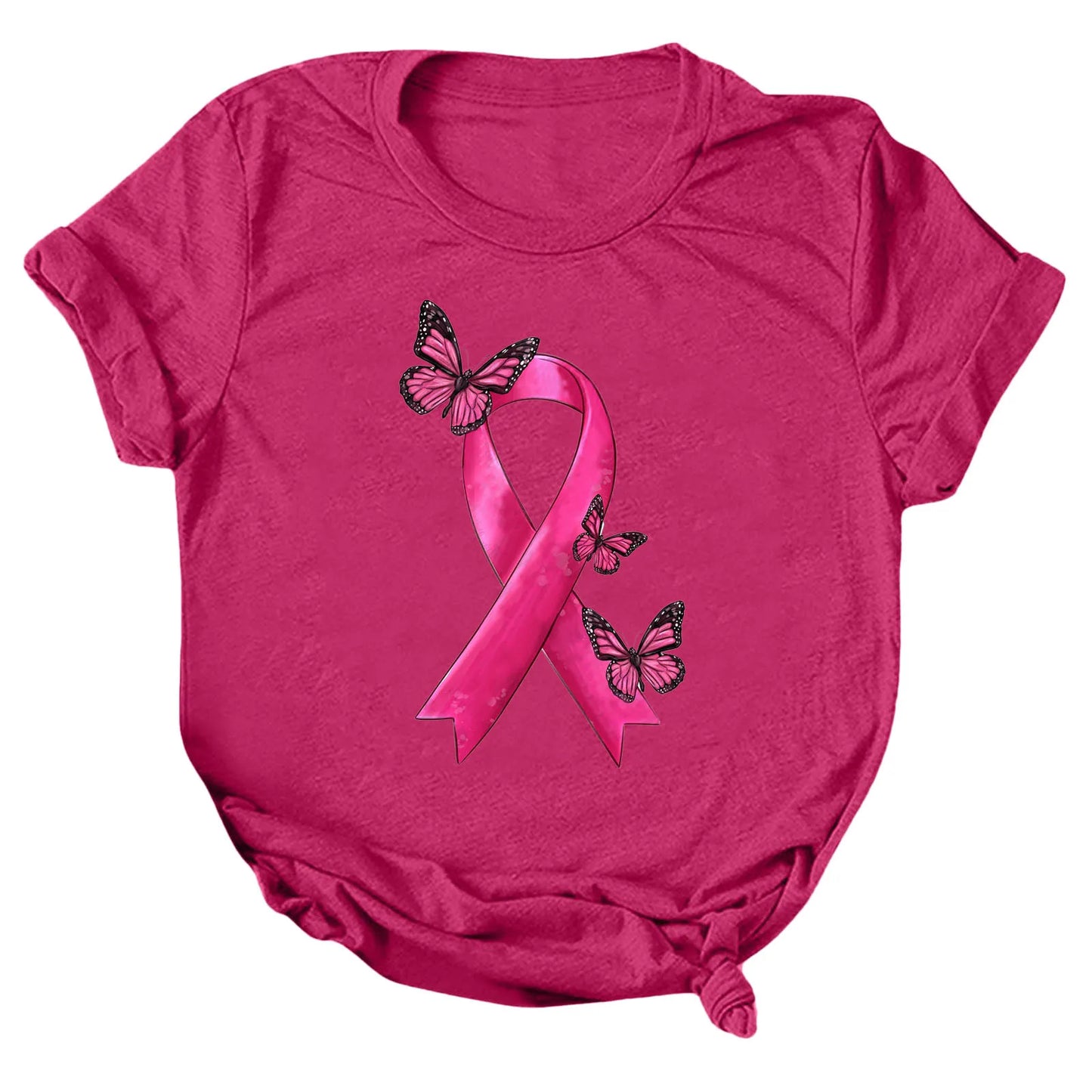 the STILETTO - Breast Cancer Graphic T-Shirts for Women Breast Cancer Awareness Tees