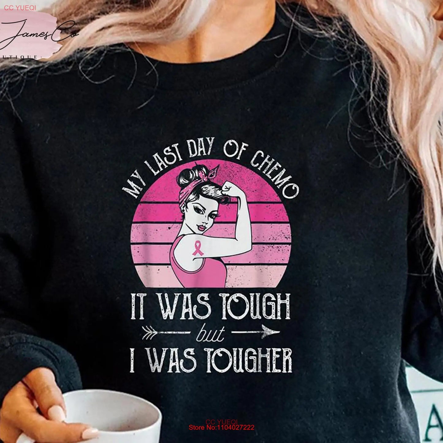 the LAST DAY OF CHEMO - Breast Cancer Survivor Long or Short Sleeves Shirts