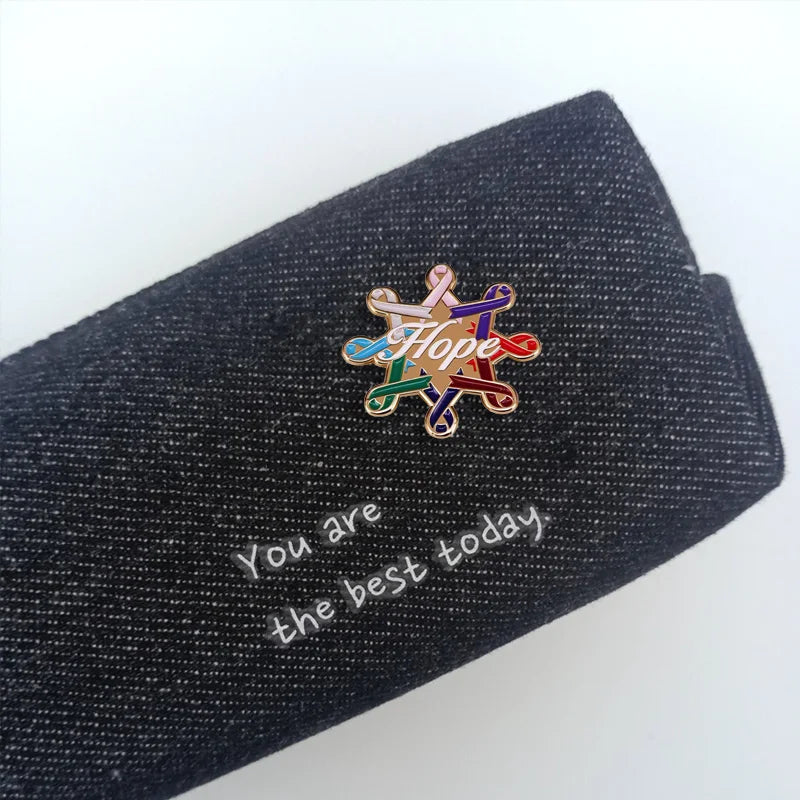 the OKIE-DOKIE - Fun Mental Health Awareness Badges, Self Anxiety Brooch Lapel Pins for Fashion, Women Jewelry Accessories