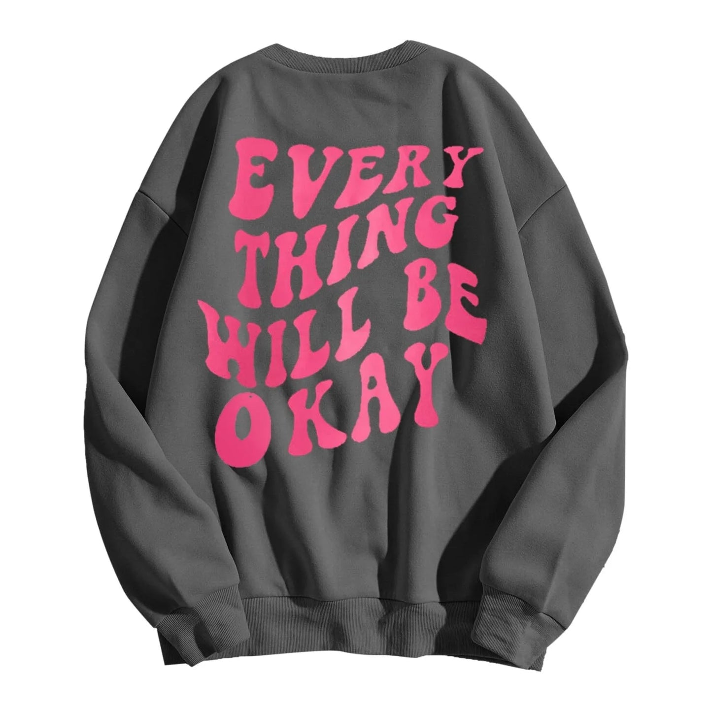 Autumn Hoodies For Women Long Sleeve Sweatshirt Casual Round Neck Loose Pullover Sudaderas Con Capucha Para Mujer