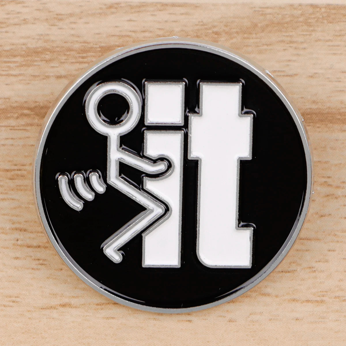 the FUNNY ONES - Cartoon Quotation Accessories Cute & Funny Lapel Pins