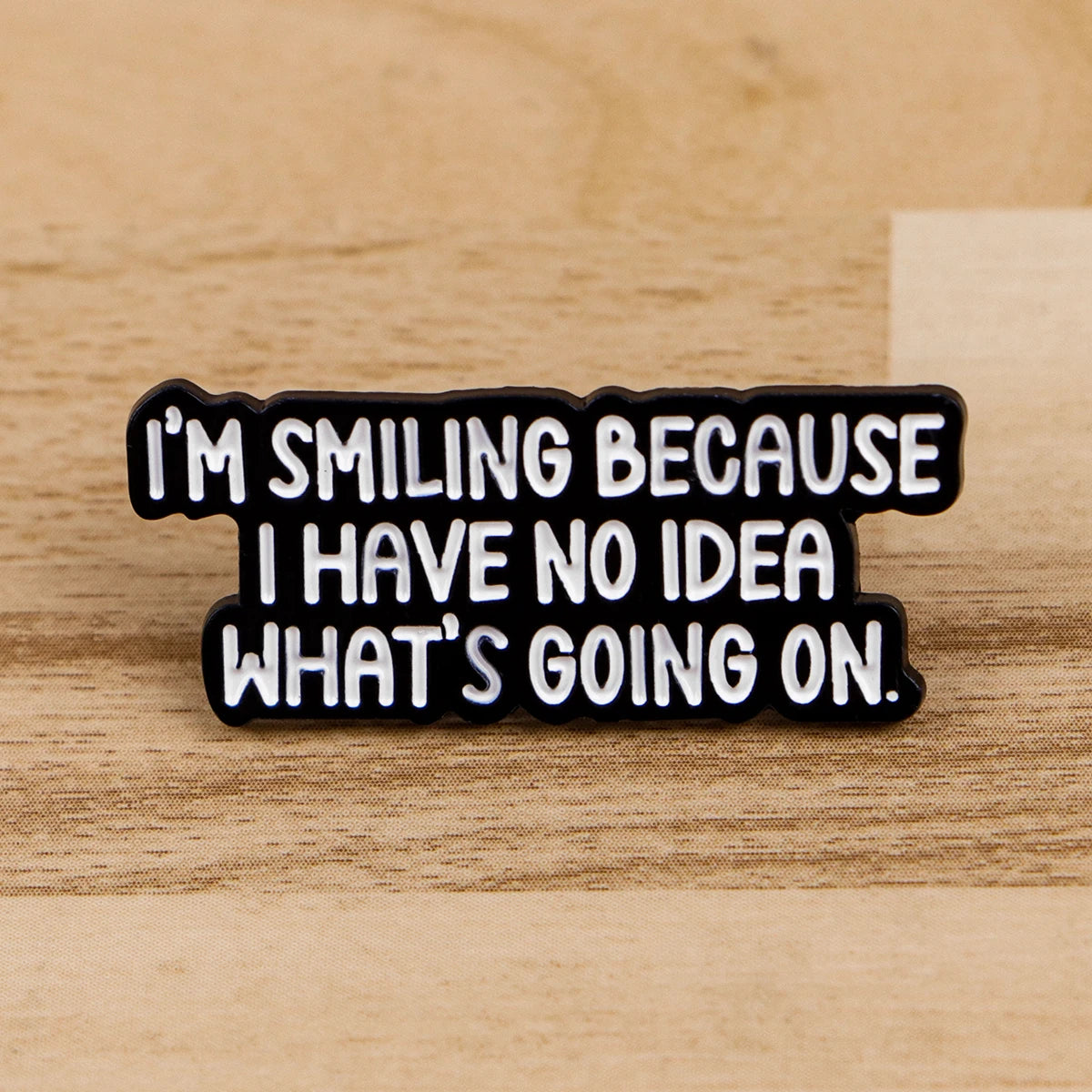 the STAY WEIRD - Funny Phrase Pin Badge Lapel Brooch Costume Accessories Fashion Jewelry Gifts